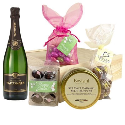 Taittinger Brut Vintage 2015 Champagne 75cl And Easter Gift Box